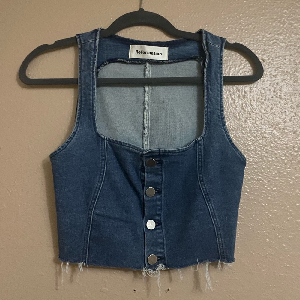 Reformation jean top